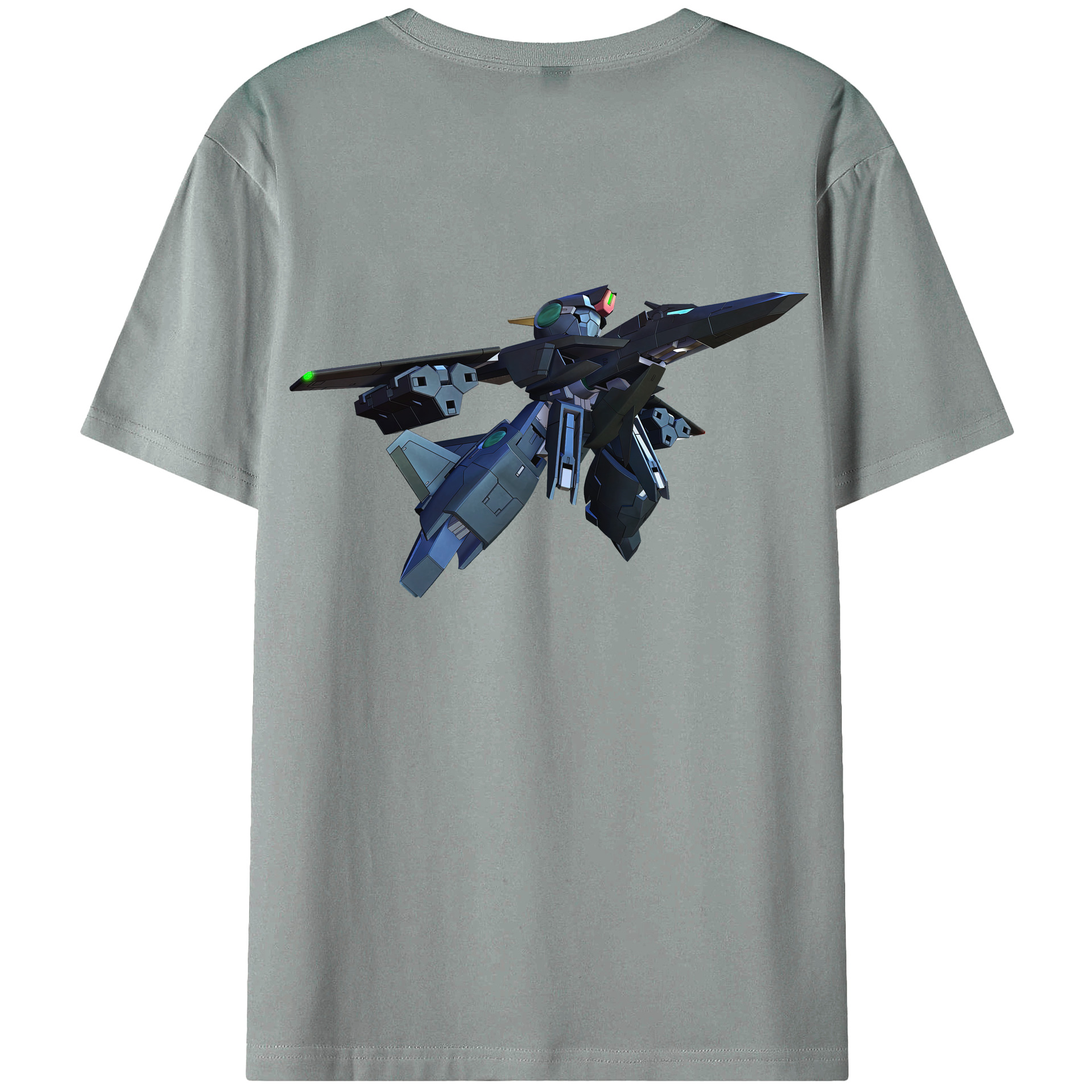 （画像用） 機動戦士ガンダム Mobile Suit Gundam 綿100％ メンズ半袖Tシャツ（バックプリント） 通気性